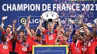 Lille after winning Ligue 1 in 20-21 campaign